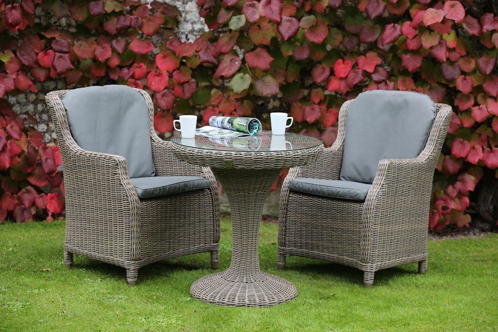 4 Seasons Outdoor Brighton Bistro in Pure Weave | Garden Furniture Online