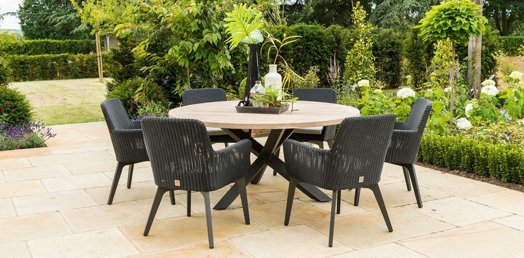 4 Seasons Outdoor Lisboa Wicker Dining Set | Garden Furniture Online