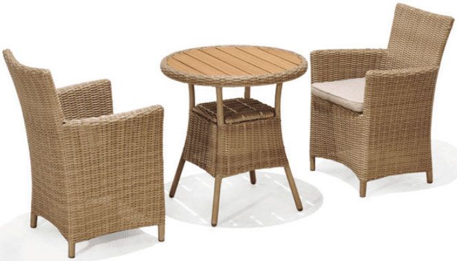 LifestyleGarden Martinique Lite Bistro Set | Garden Furniture Online