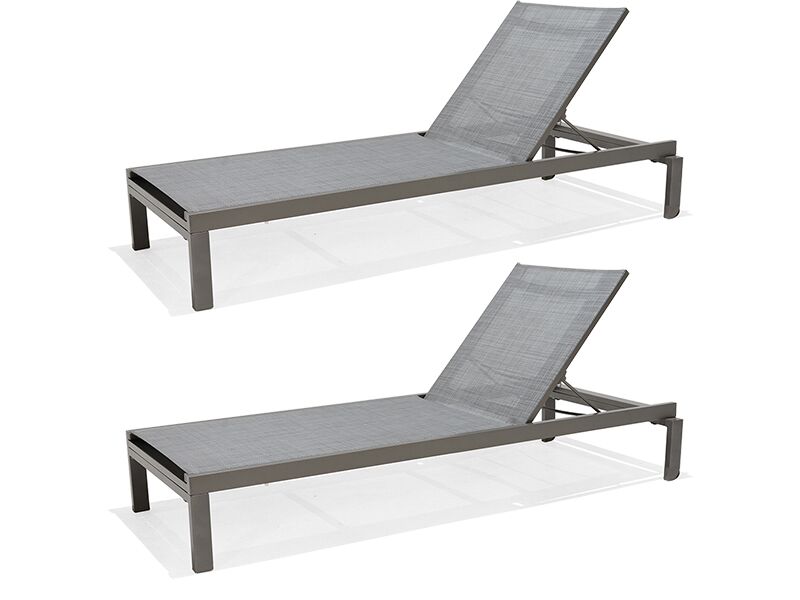 LifestyleGarden 2 Solana stacking Sun Loungers | Garden Furniture Online