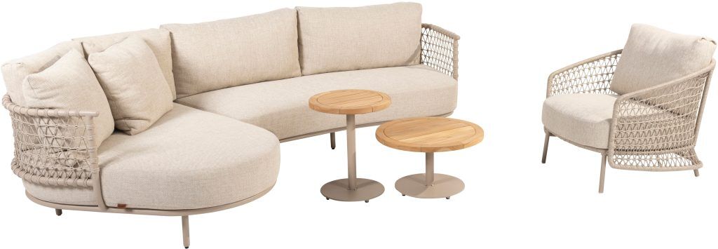 4 Seasons Outdoor Sardinia Lounge Set with Chair | Garden Furniture Online