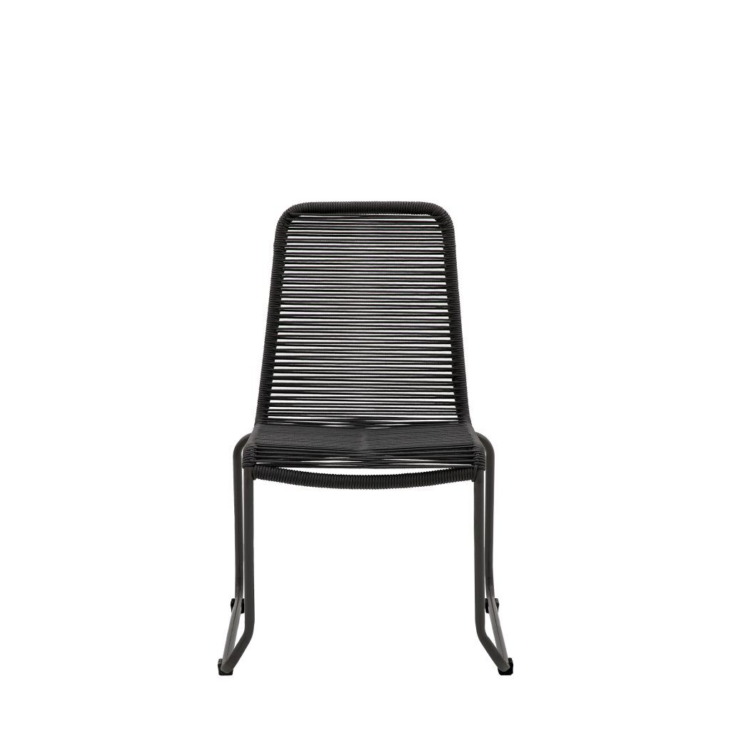 Gallery Outdoor Corletto Dining Chair Black 2pk | Garden Furniture Online