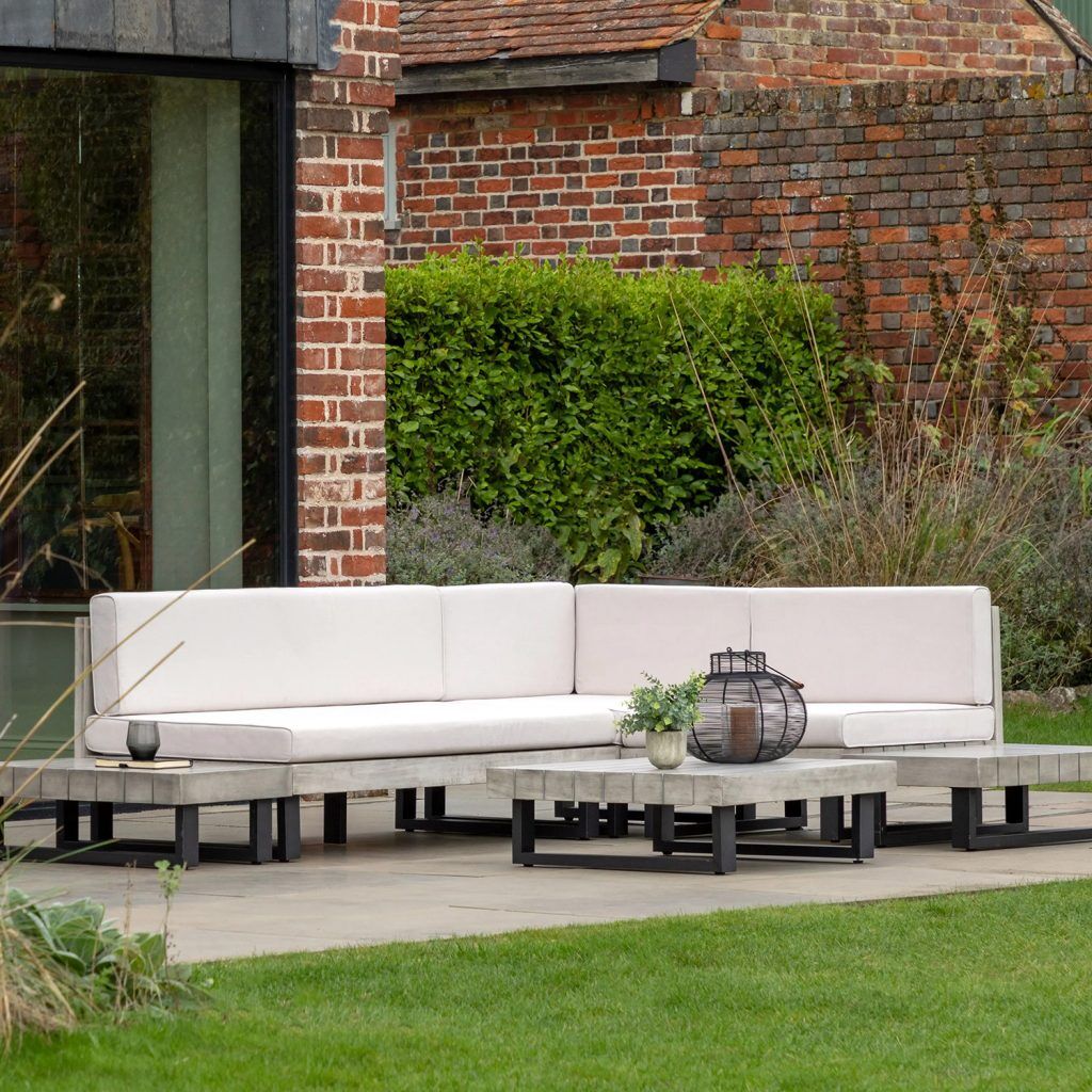 Gallery Direct Taranto Small Corner Lounge Set | Garden Furniture Online