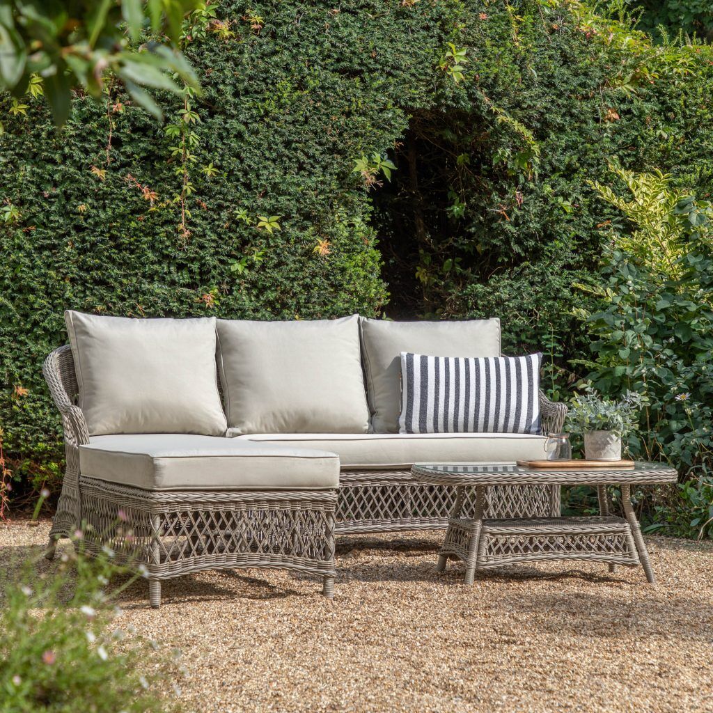 Gallery Outdoor Menton Chaise Set Stone | Garden Furniture Online