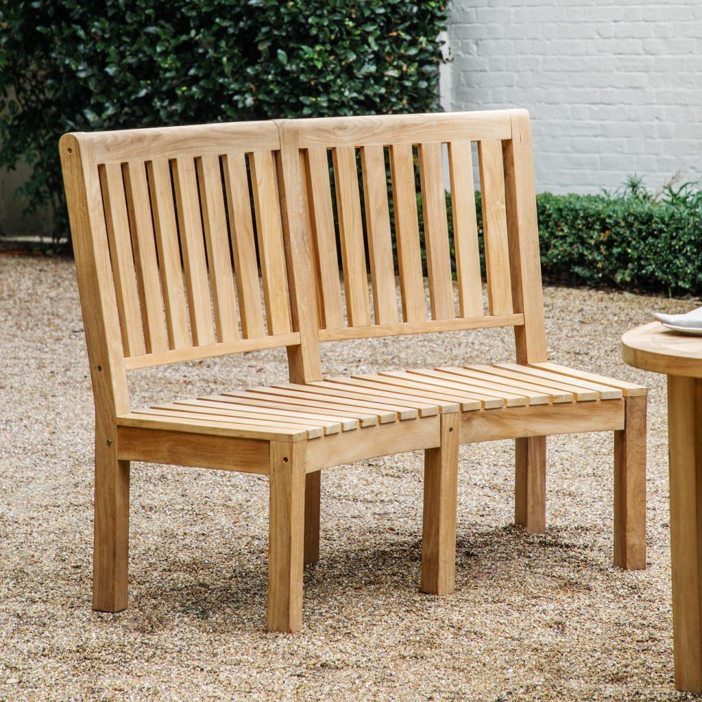 Gallery Outdoor Champillet Tall Back Bench 1540x745x1100mm | Garden Furniture Online